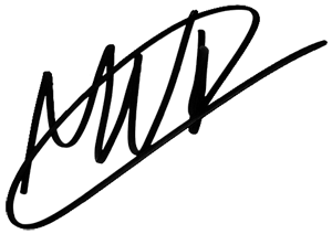 Max Verstappen signature
