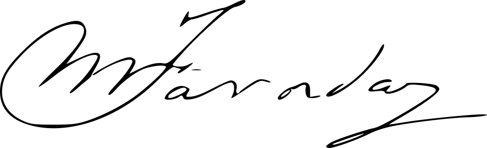 Michael Faraday signature