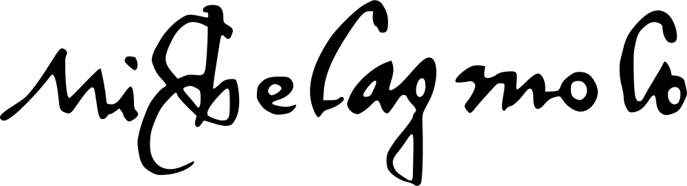 Michelangelo signature