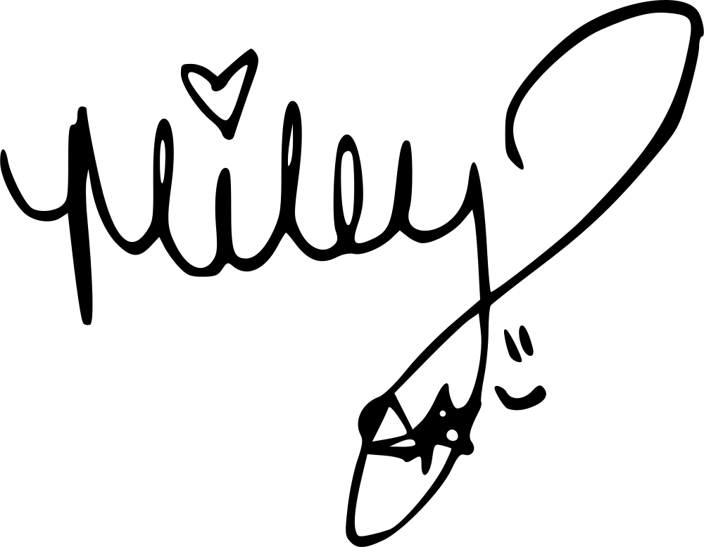 Miley Cyrus signature