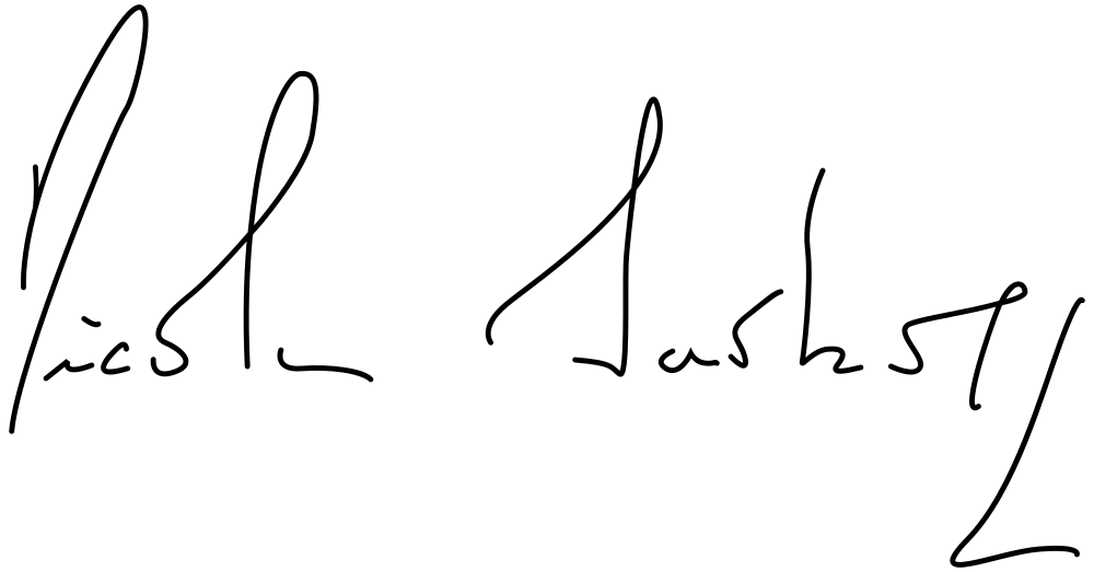 Nicolas Sarkozy signature