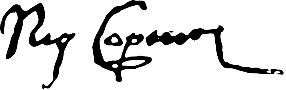 Nicolaus Copernicus signature