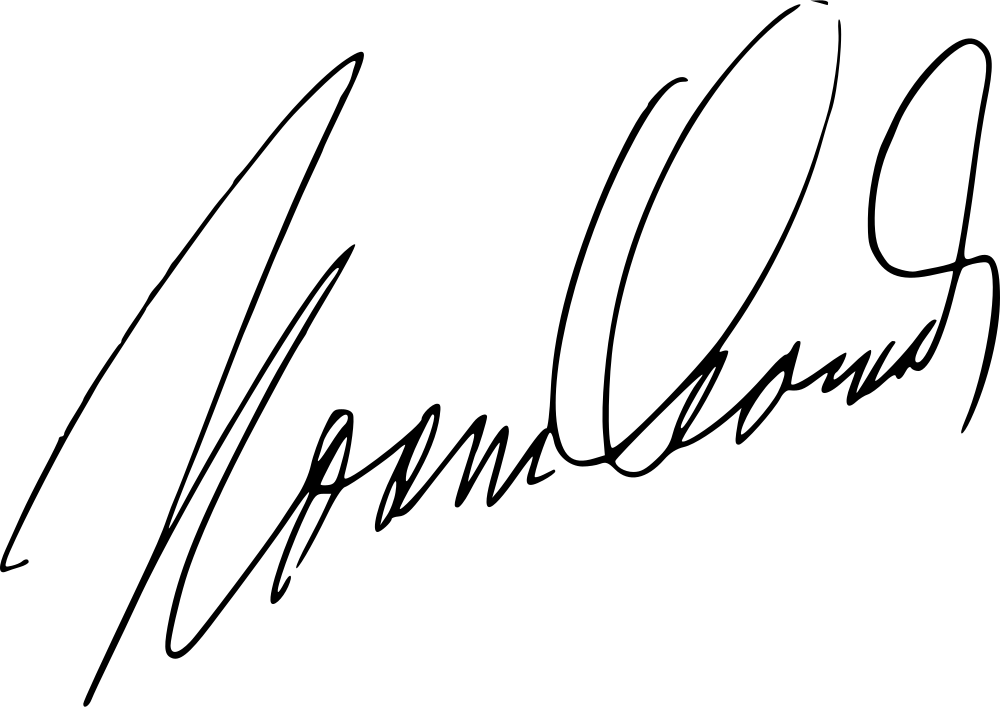 Noam Chomsky signature