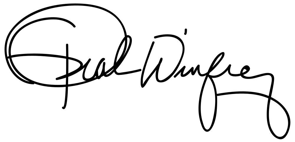 Oprah Winfrey signature