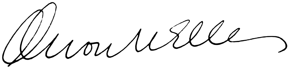 Orson Welles autograph signature image