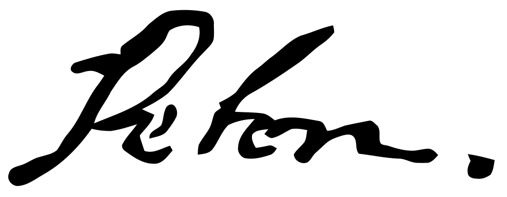 Peter the Great signature