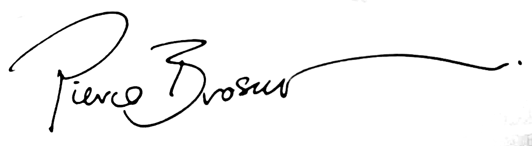 Pierce Brosnan signature