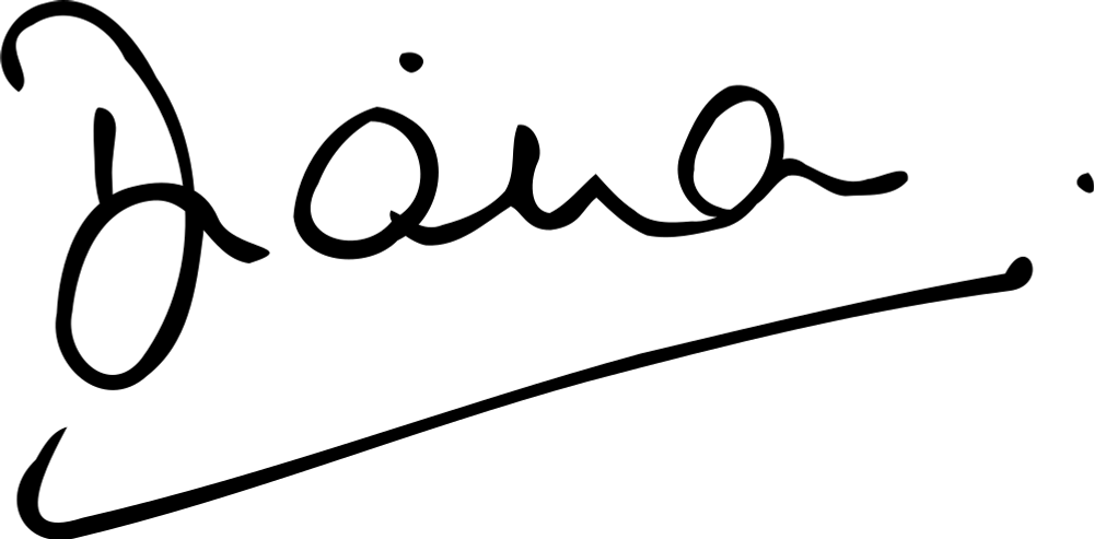 Princess Diana signature
