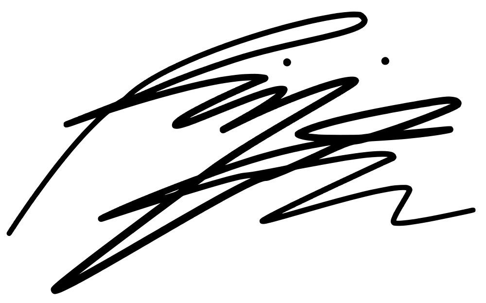 RM (BTS) autograph signature image