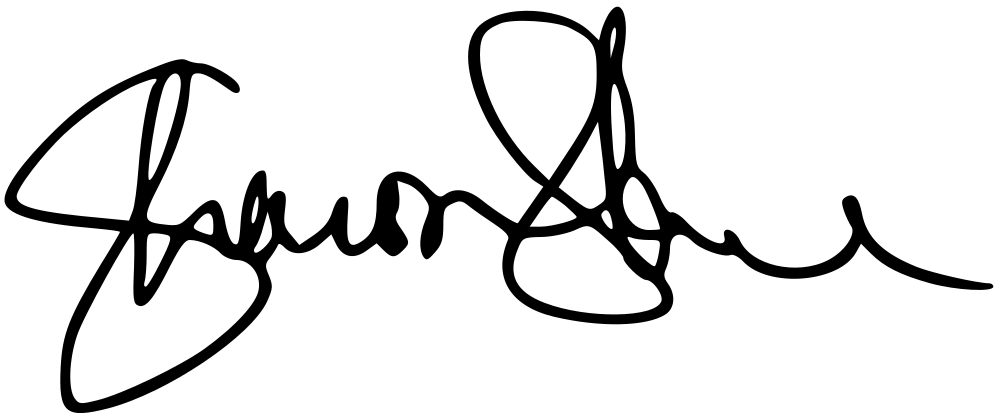 Sharon Stone signature