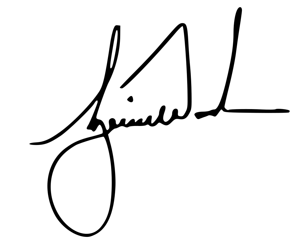 Tiger Woods signature