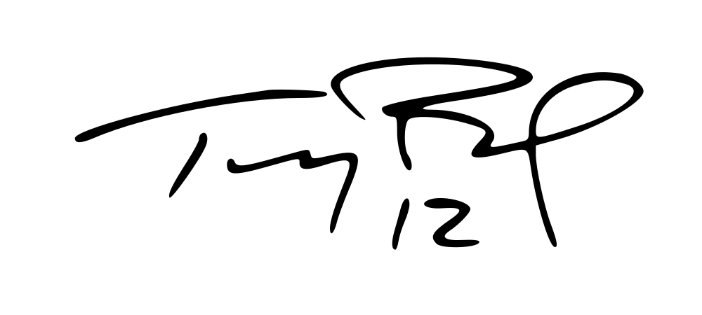 Tom Brady signature