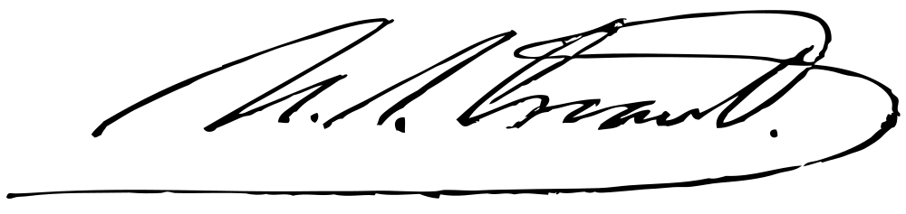 Ulysses S. Grant autograph signature image