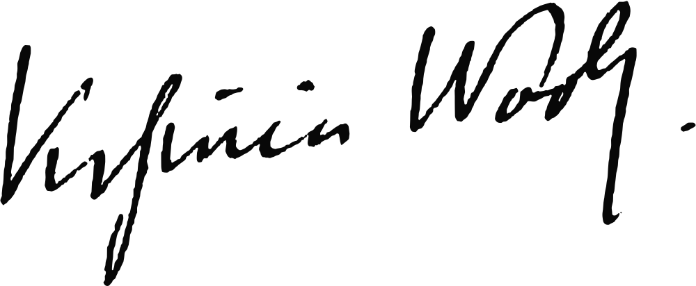 Virginia Woolf autograph signature image