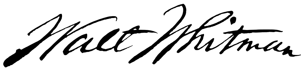 Walt Whitman signature