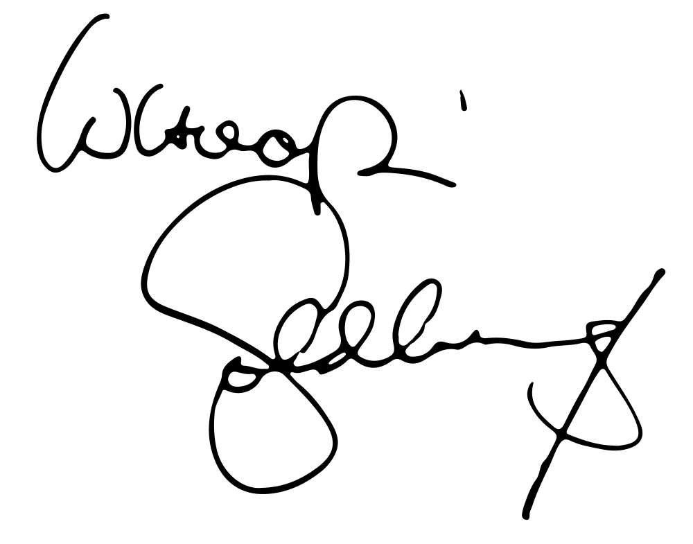 Whoopi Goldberg autograph signature image